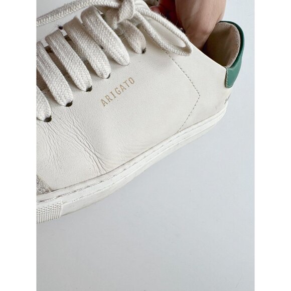 AXEL ARIGATO Clean 90mm Triple Leather Suede Calf Hair Low Top Sneakers Size 6.5 - Picture 6 of 16